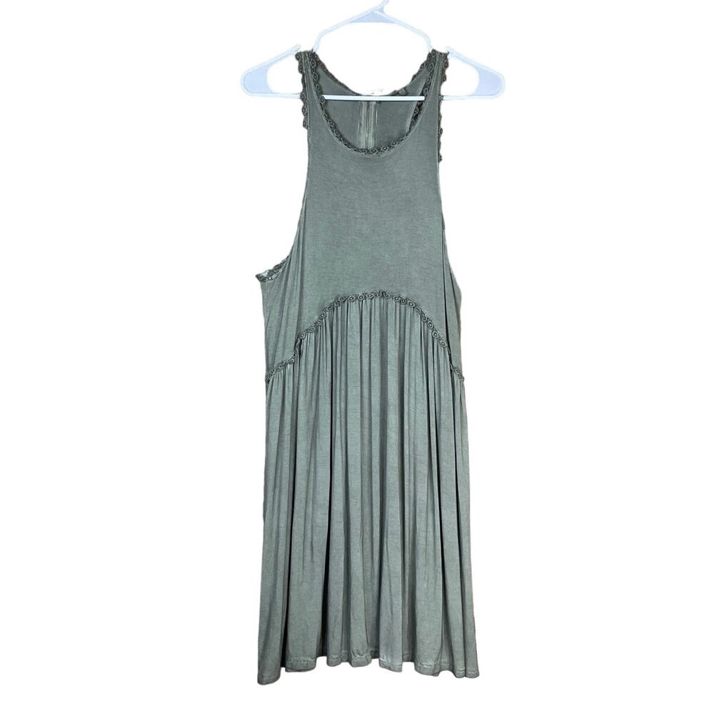 Chelsea & Violet Sleeveless Dress Olive Green SZ Small NWT